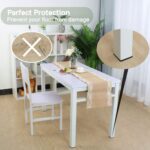 Self Adhesive Furniture Pads - Square (18 Pcs Set) - Back View by Nari Haat, Indian ethnic wear, women clothing, desi...