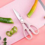 Corrugated 6 Pc Kitchen Knife Set – Professional Knives with Storage Box - Back View by Nari Haat, Indian ethnic we...