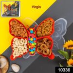 5 Compartment Multipurpose Butterfly Plastic Tray (1 Pc) - With Dupatta by Nari Haat, Indian ethnic wear, women cloth...