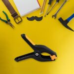 3 inch Heavy Duty Clips Clamp Spring Clamps Clip Fixture (2 Pc Set) - Sleeve Design by Nari Haat, Indian ethnic wear,...