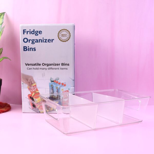 Clear Refrigerator Organizer Bins
