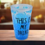 Reusable Tea Coffee Tumbler with Lid Double Wall (1 Pc / Mix Colour / Without Straw) - Closeup Embroidery by Nari Haa...