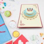 Unique 3D -Up Wishing Card (Birthday): 1 Pc - Sleeve Design by Nari Haat, Indian ethnic wear, women clothing, designe...