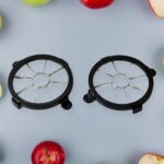 Stainless Steel 8 Blades Apple Slicer Corer Fruit Cutter and Divider Fruit Tool - Closeup Embroidery by Nari Haat, In...