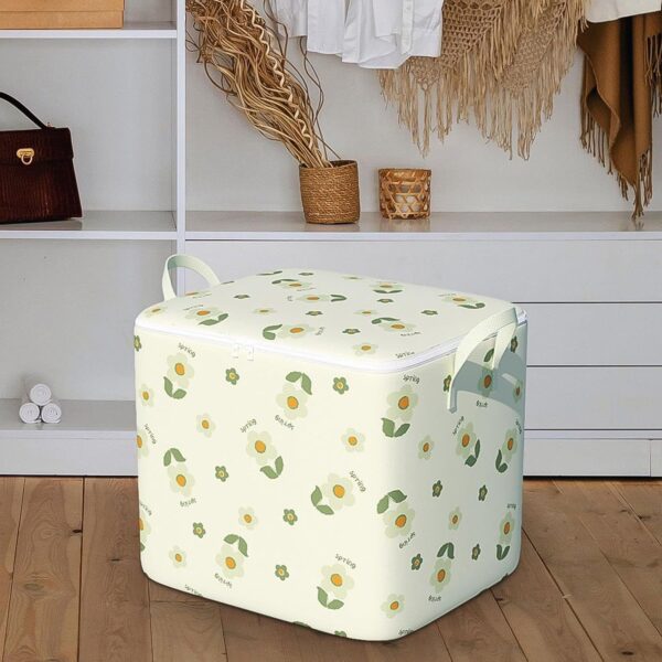 Foldable Clothes Storage Comforter Organizer Storage (140 L) - Front View by Nari Haat, Indian ethnic wear, women clo...