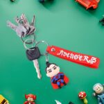 Cute Cartoon Silicone 3D Key Chain with Metal Hook & Strap (Pack of 1) - Neckline Detail by Nari Haat, Indian ethnic ...