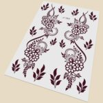 Temporary Tattoos Tattoo Sticker Skin Tattoo Stickers (1 Sheet) - Neckline Detail by Nari Haat, Indian ethnic wear, w...