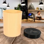 Accurate Seal Tea Sugar Coffee Container, Plastic Damru Shaped Tea, Coffee, Sugar Canisters Jar, New Airtight Food Se...