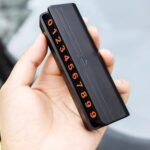 Temporary Car Parking Mobile Number Display with Magnetic Numbers Stickers  (1Pc) - Closeup Embroidery by Nari Haat, ...