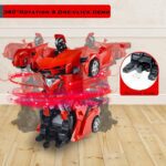2 In 1 Automatic Robot Converted Remote Control Car With Light (1 Pc) - Neckline Detail by Nari Haat, Indian ethnic w...