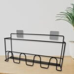 Metal Self Adhesive Multipurpose Kitchen Accessories Organizer Rack Wall (1 Pc) - Closeup Embroidery by Nari Haat, In...