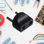 2 Pin 4 Amp Plug Converter, Plug Adapter With Color Box (1 Pc ) - Neckline Detail by Nari Haat, Indian ethnic wear, w...