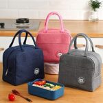 Lunch Box  for Women Adult Men, Small Leakproof Cute Lunch Boxes for Work Office Picnic or Travel - Closeup Embroider...
