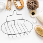 Kitchen, Bathroom Stainless Steel, Soap Dish Holder Wall Hanging Soap Storage Rack - Closeup Embroidery by Nari Haat,...