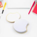 Round Biscuit-Scented Notebook – Fun Writing Copybook (1 Pc) - Closeup Embroidery by Nari Haat, Indian ethnic wear,...