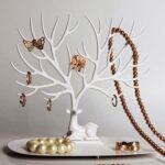 Deer Antlers Jewellery Holder Deer Tree Jewellery Tower Stand (1 Pc) - Closeup Embroidery by Nari Haat, Indian ethnic...