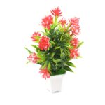 Wild Artificial Flower Plant for Home & Office Decor (1 Pc, Cute Pot) - Sleeve Design by Nari Haat, Indian ethnic wea...