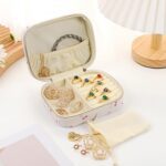 Jewelry Travel Organizer Case (1 Pc / Mix Design) - Fabric Detail by Nari Haat, Indian ethnic wear, women clothing, d...