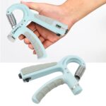 Gym Fitness Hand Grip Adjustable Finger Heavy Exerciser Strengthener 1 Pc - Closeup Embroidery by Nari Haat, Indian e...