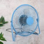 Big USB Table Desk Personal Metal Electronic Fan,  For Office, School Use (1 Pc) - Sleeve Design by Nari Haat, Indian...
