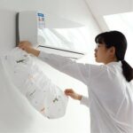 Air Conditioning Dust Cover Waterproof Folding Ac Cover - Closeup Embroidery by Nari Haat, Indian ethnic wear, women ...