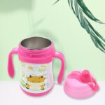 Vacuum Stainless Steel Water Bottle With Carry Handle & Straw Fridge Water Bottle Double Wall, Leak Proof, Rust Proof...