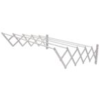 Foldable Extendable Clothes Drying Rack for Bathroom & Balcony - Back View by Nari Haat, Indian ethnic wear, women cl...