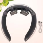 4 Heads Smart Electric Neck and Back Pulse Massager (1 Pc) - Front View by Nari Haat, Indian ethnic wear, women cloth...