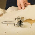 PURI CUTTER STAINLESS STEEL ROLLER MACHINE FOR BAKING TOOLS - Front View by Nari Haat, Indian ethnic wear, women clot...