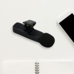 Intelligent Noise Cancelling Live Streaming Clip on Microphone for Type-C & for iPhone - Back View by Nari Haat, Indi...