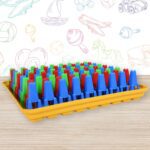 Plastic Color Crush Game Board Educational Puzzle Game for Kids and Adults  Gift - Back View by Nari Haat, Indian eth...