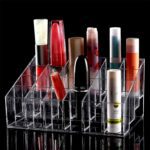 24 Hole Stand Trapezoid Holder Makeup Brushes Set Lipstick Holder Case Tools (1 Pc) - Back View by Nari Haat, Indian ...