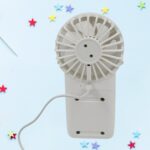 Portable Handheld Electric Fan for Personal Use With 3 Modes (1 Pc, USB) - Closeup Embroidery by Nari Haat, Indian et...