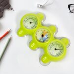 Plastic 3 in 1 Precision Desktop Clock (1 Pc) - Closeup Embroidery by Nari Haat, Indian ethnic wear, women clothing, ...