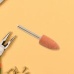 Bullet Shape Rotary Grinding Stone Set (3 Pcs Set) - Neckline Detail by Nari Haat, Indian ethnic wear, women clothing...