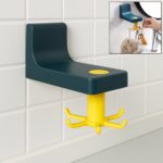 360 Degree Rotating Wall Hook Hanger with 6 Heavy Duty Hooks - Front View by Nari Haat, Indian ethnic wear, women clo...