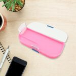 Multipurpose Cartoon Pencil Box – 2-Compartment Compass Box for Kids (Mix Color 1 Pc) - Closeup Embroidery by Nari ...