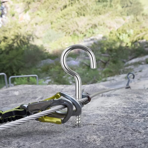 Eye Hooks Screw in Heavy Duty, Stainless Steel Eye Bolts Screw (7 Pc Set) - Front View by Nari Haat, Indian ethnic we...