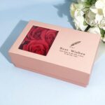 Jewellery Gift Box with Lids & Roses Packaging Box with 6 Roses (1 Set) - Sleeve Design by Nari Haat, Indian ethnic w...