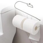 Stainless Steel Drill Free Self-Adhesive Paper Roll Holder Tissue Paper Stand Towel Bar Hanger Kitchen Towel Holder f...