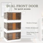 Plastic Folding Wardrobe Storage Organizer (1 Layer / 1 Pc) - Sleeve Design by Nari Haat, Indian ethnic wear, women c...