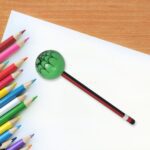 Round Shape Mix Design Pencil Sharpener (1 Pc / Round Shape Mix Design) - Back View by Nari Haat, Indian ethnic wear,...