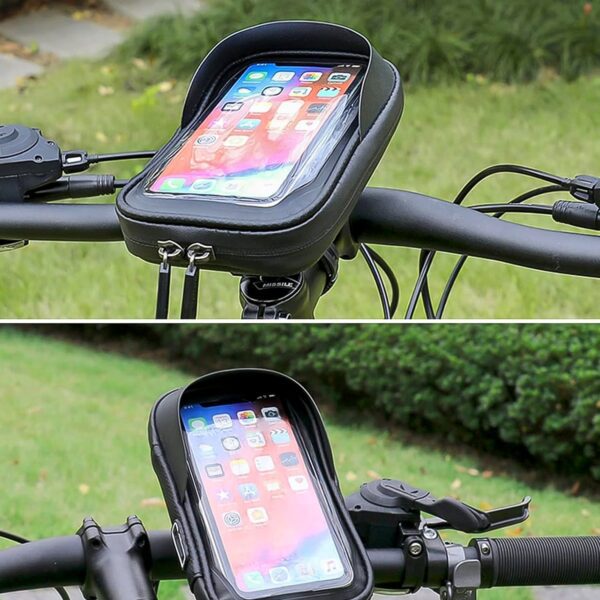 Shelf Waterproof Bike Phone Holder Wall Motorcycle (1 Pc) - Front View by Nari Haat, Indian ethnic wear, women clothi...