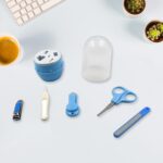 Baby Care Baby Nail Clipper, Scissor, Tweezer and Nail Cleaning Sets (5 Pc Set) - Sleeve Design by Nari Haat, Indian ...