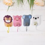 Wall Mounted Cartoon Hooks Self Adhesive Hooks (10 Pcs Set) - Closeup Embroidery by Nari Haat, Indian ethnic wear, wo...