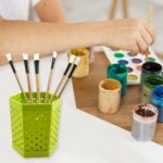 Art Brush Set for Artists (Pack of 6) - Neckline Detail by Nari Haat, Indian ethnic wear, women clothing, designer suit