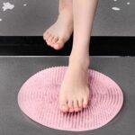 Round Shape Foot Rubbing / Bath Massager (30×30 CM / 1 Pc) - Front View by Nari Haat, Indian ethnic wear, women clot...