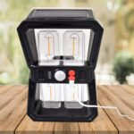 Solar Wall Lantern Light with 3 Modes & Motion Sensor (1 Pc) - Back View by Nari Haat, Indian ethnic wear, women clot...