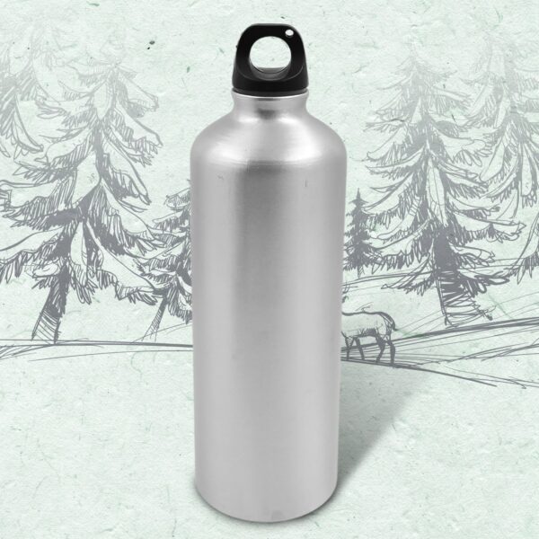 Aluminum Durable Sports Water Bottle (1 Pc / Mix Size & Color) - Front View by Nari Haat, Indian ethnic wear, women c...