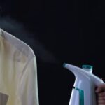 Steam Iron Portable Hand-Held Electric Garment Steamer with Water Tank - With Dupatta by Nari Haat, Indian ethnic wea...